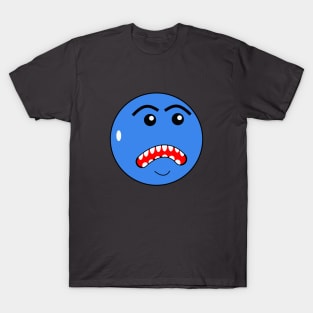 Mr Angry Blue Ball T-Shirt